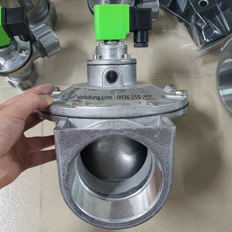 Van giũ bụi DMF-Z-S (coil xanh)