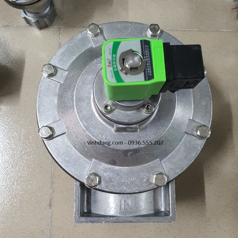 Van giũ bụi DMF-Z-S (coil xanh)