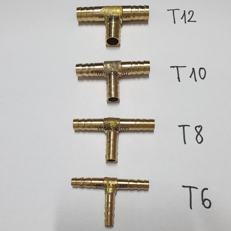 Tê đồng 6/8/10/12