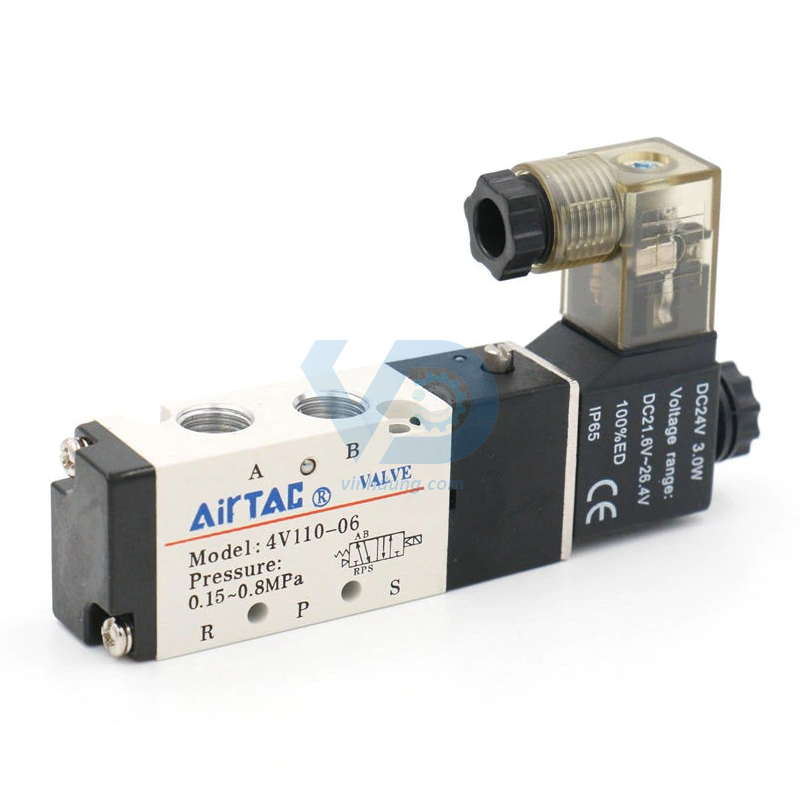 Van điện từ 5/2 4V110-06; 4V210-08; 4V310-10; 4V410-15