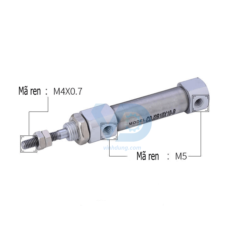 Xi lanh khí nén CDJ2B10