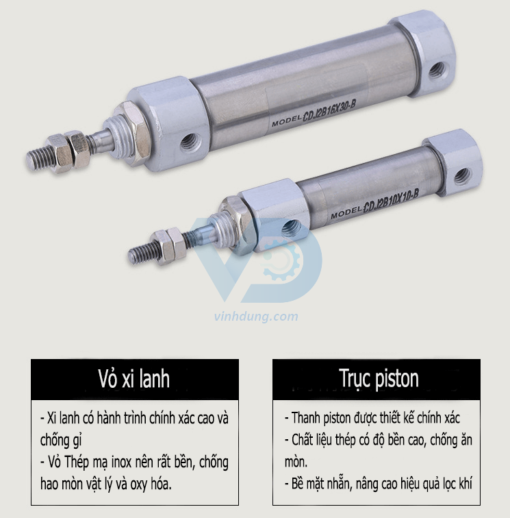 Xi lanh khí nén CDJ2B10