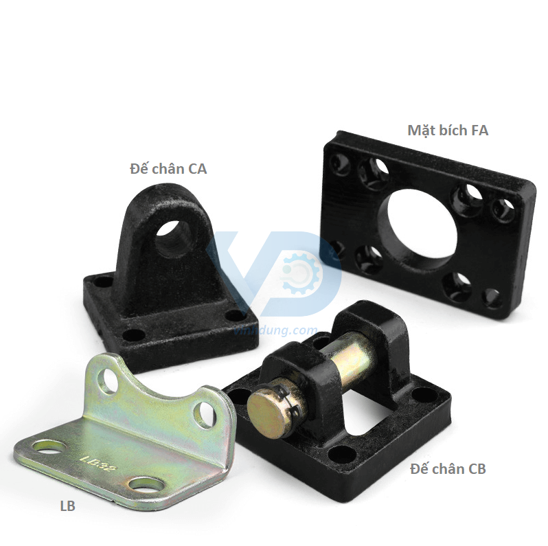 Đế xi lanh vuông SC