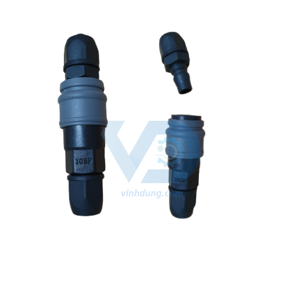 Đầu nối nhanh khí nén SP/PP tự động khóa