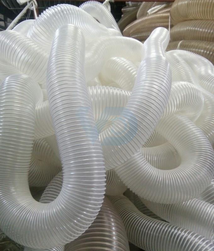 Ống hút bụi gân thép