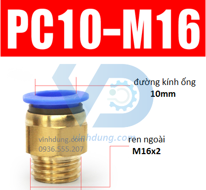 Cút nối nhanh ren thô