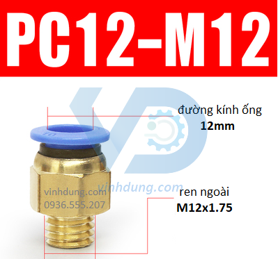 Cút nối nhanh ren thô