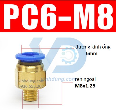 Cút nối nhanh ren thô