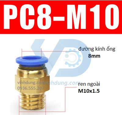 Cút nối nhanh ren thô