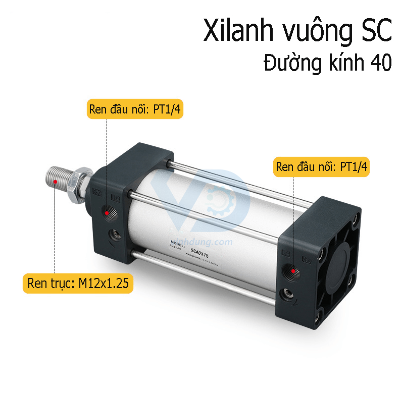 Xi lanh khí nén SC40