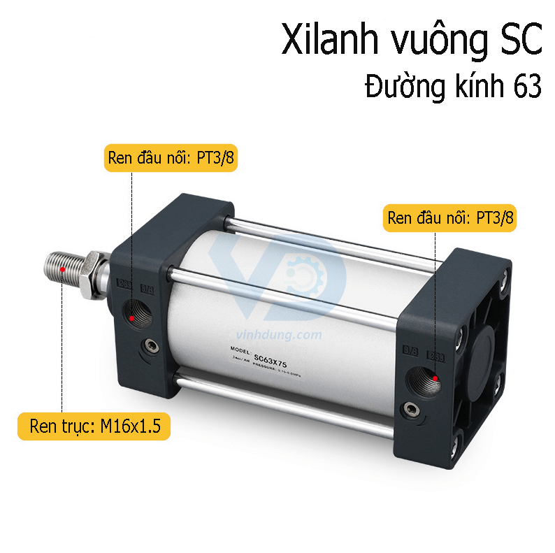 Xi lanh khí nén SC63