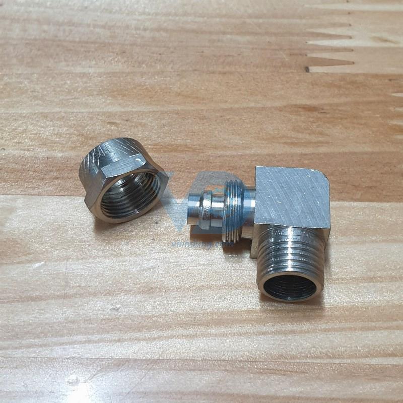 Đầu nối nhanh dạng xiết - góc ren