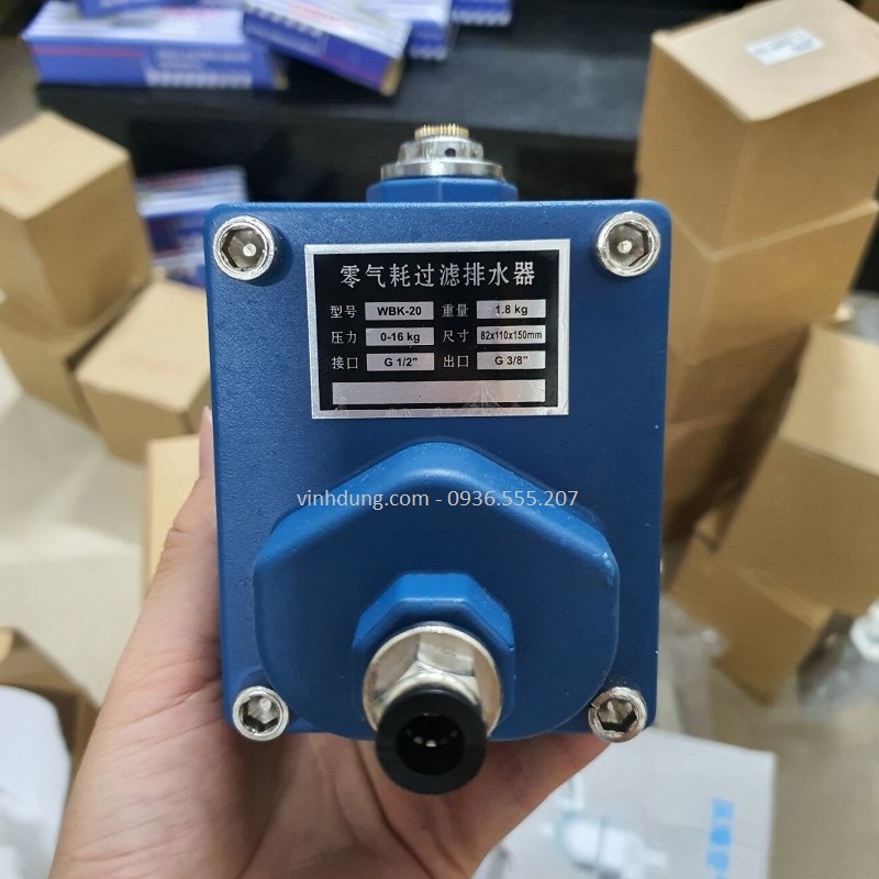 Van xả nước WBK-20