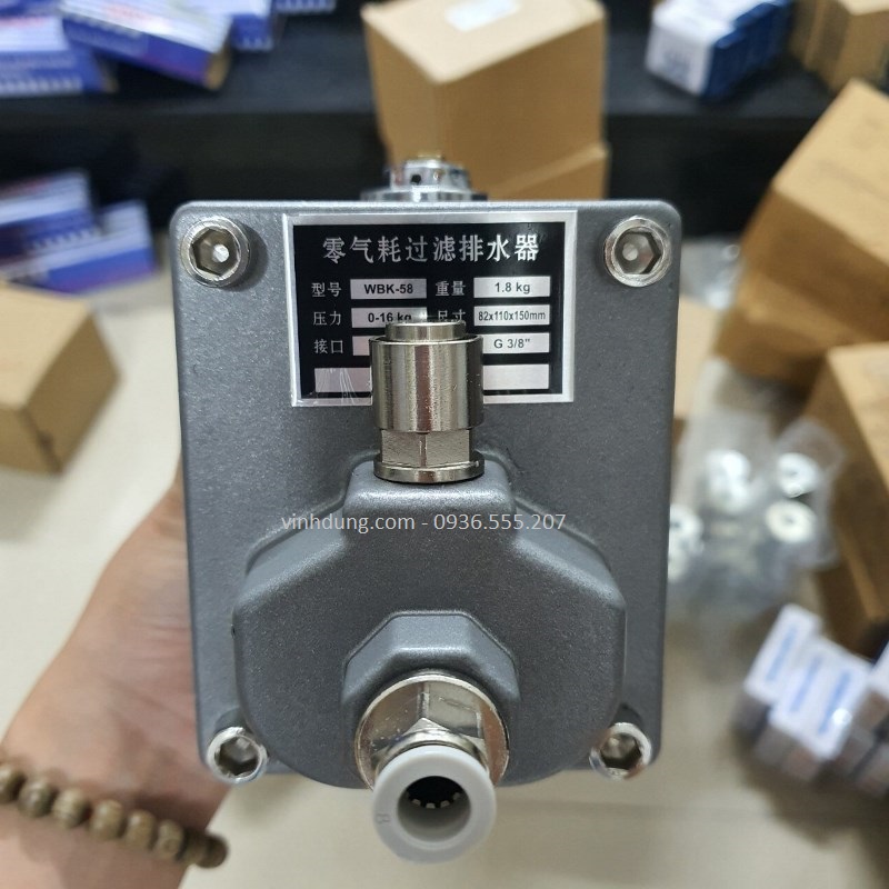 Van xả nước WBK-58