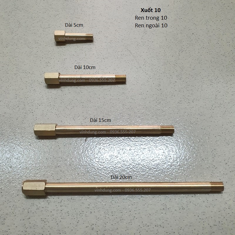 Xuốt đồng ren 10/13