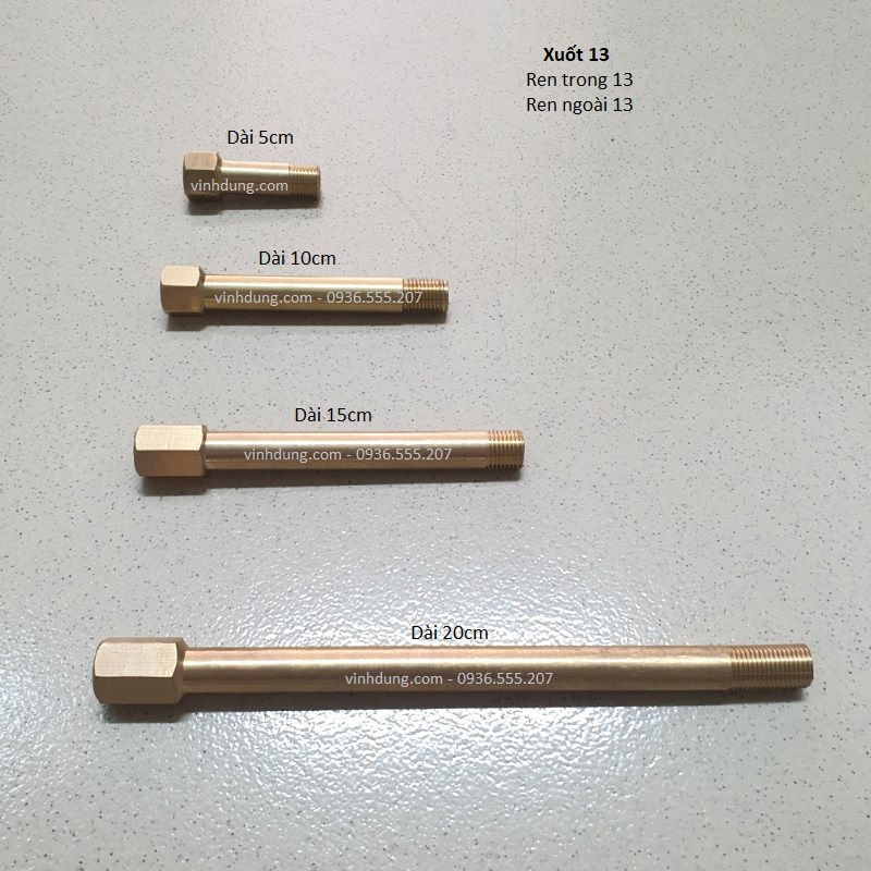 Xuốt đồng ren 10/13