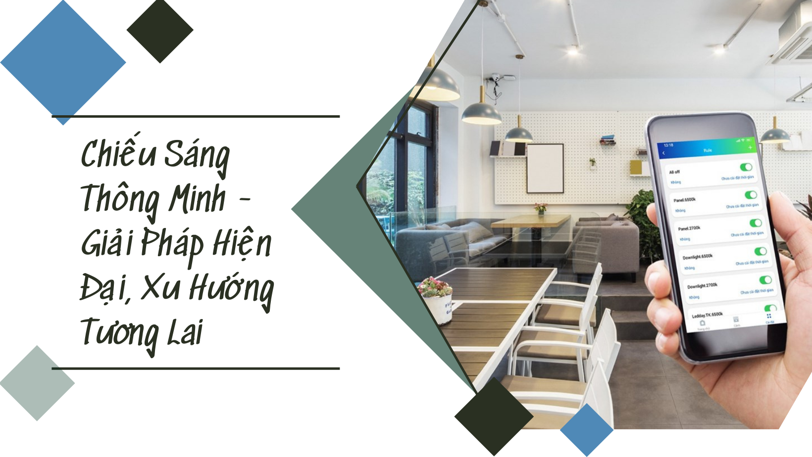 CHIẾU SÁNG THÔNG MINH - GIẢI PHÁP CHO HIỆN TẠI VÀ TƯƠNG LAI