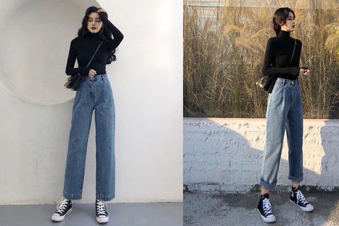 Tránh xa mấy lỗi này khi diện quần ống rộng, chị em mới không bị dìm dáng thảm hại