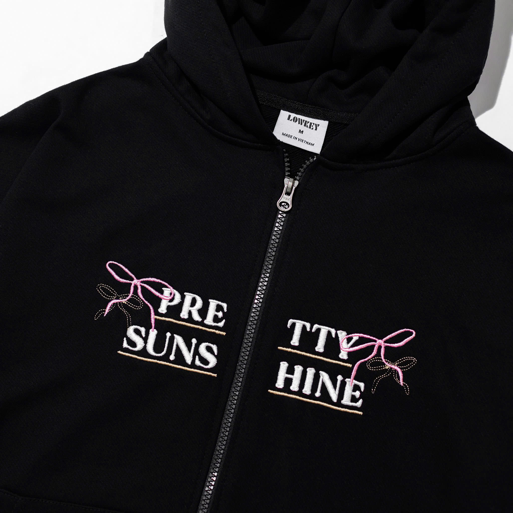 K5002 HOODIE ZIP ĐEN