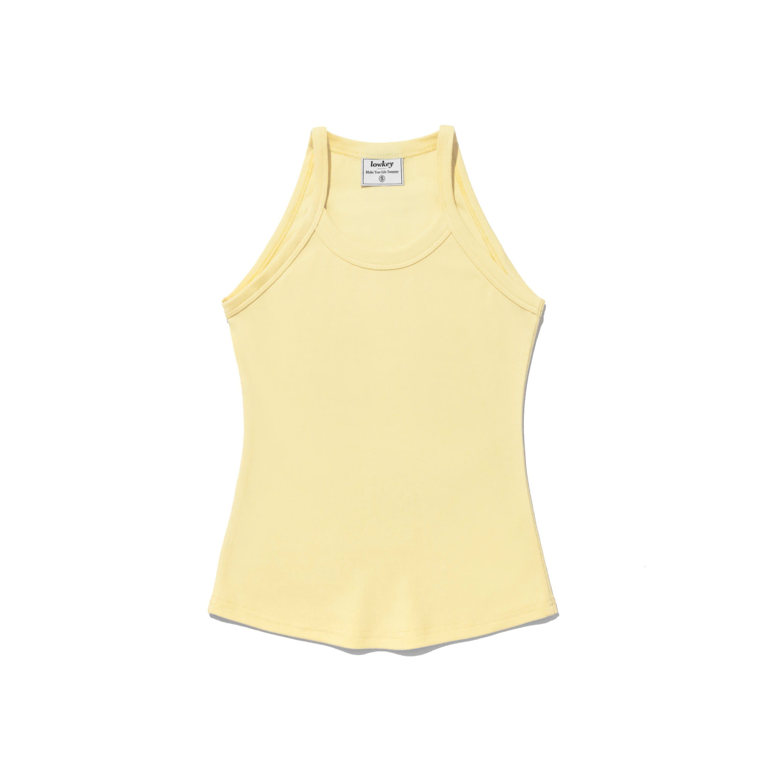 K5212 LOWKEY_ ÁO DÂY CỔ YẾM THUN COTTON BORIP CO GIÃN MỀM MẠI, THOÁNG MÁT
