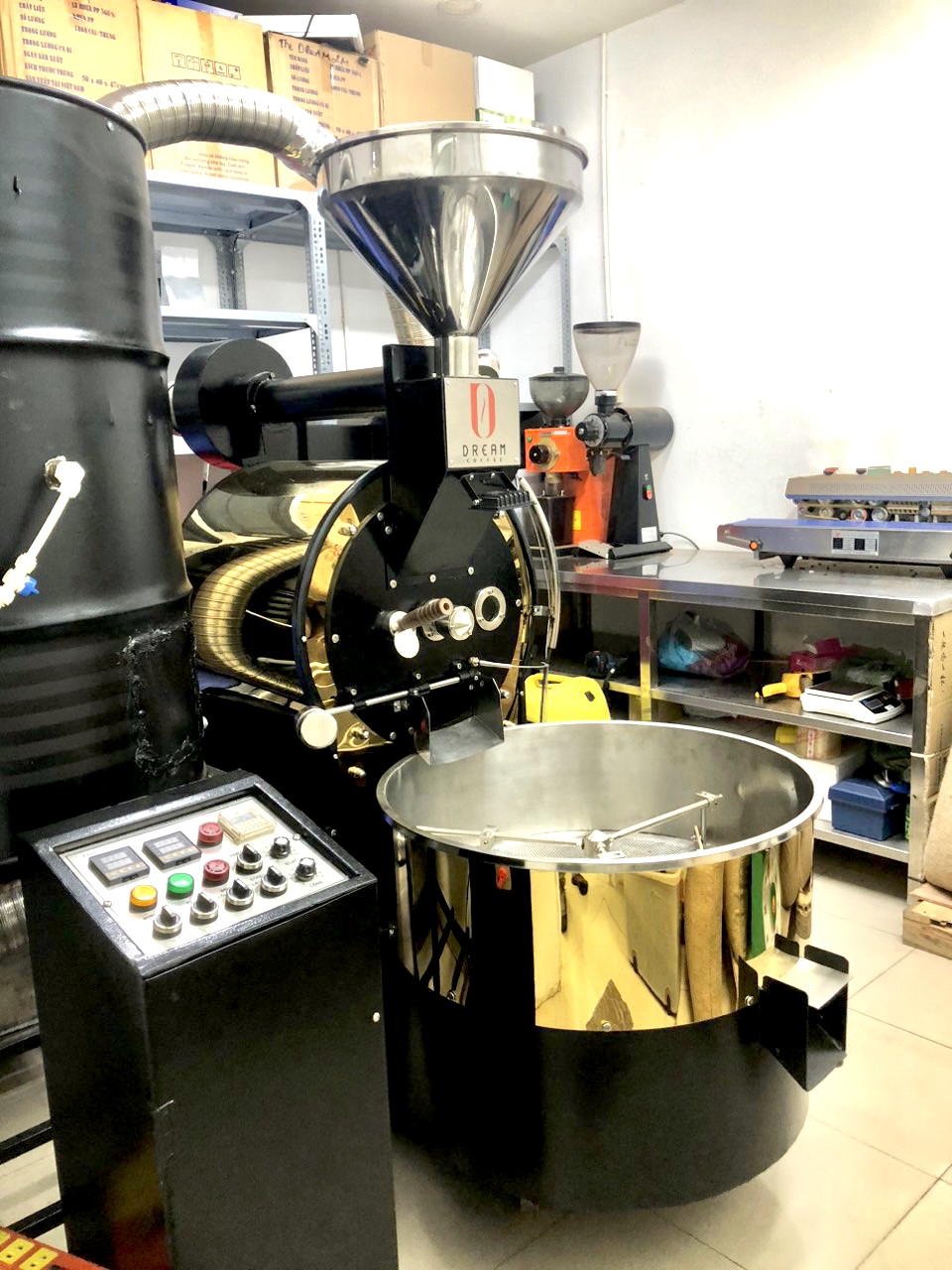 Máy rang GAS JS10G
