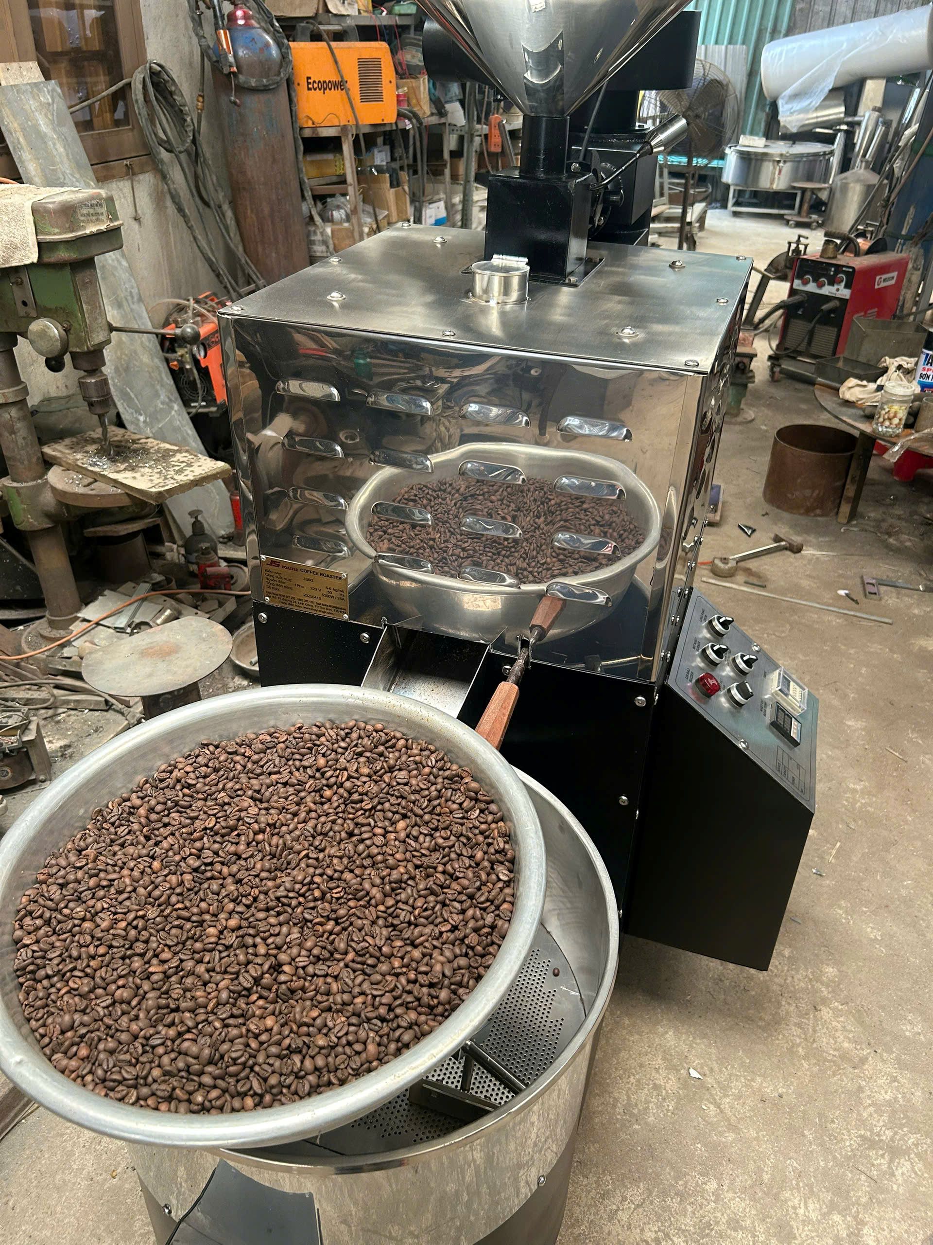 Máy rang điện JS5