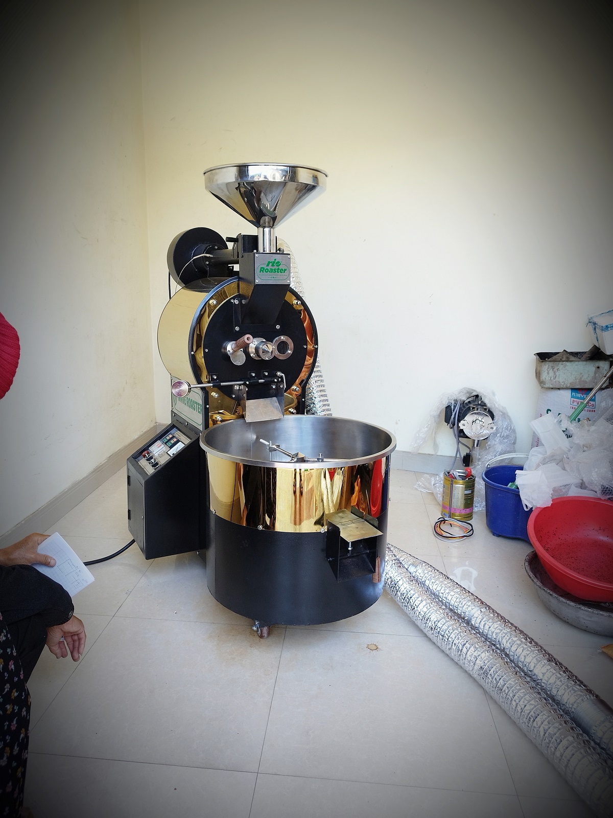 Máy rang điện JS7E