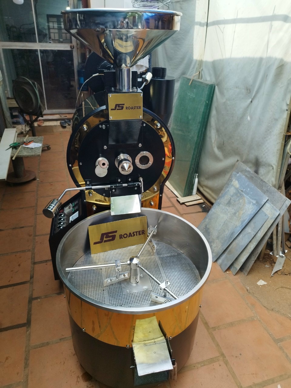 Máy rang điện JS7E