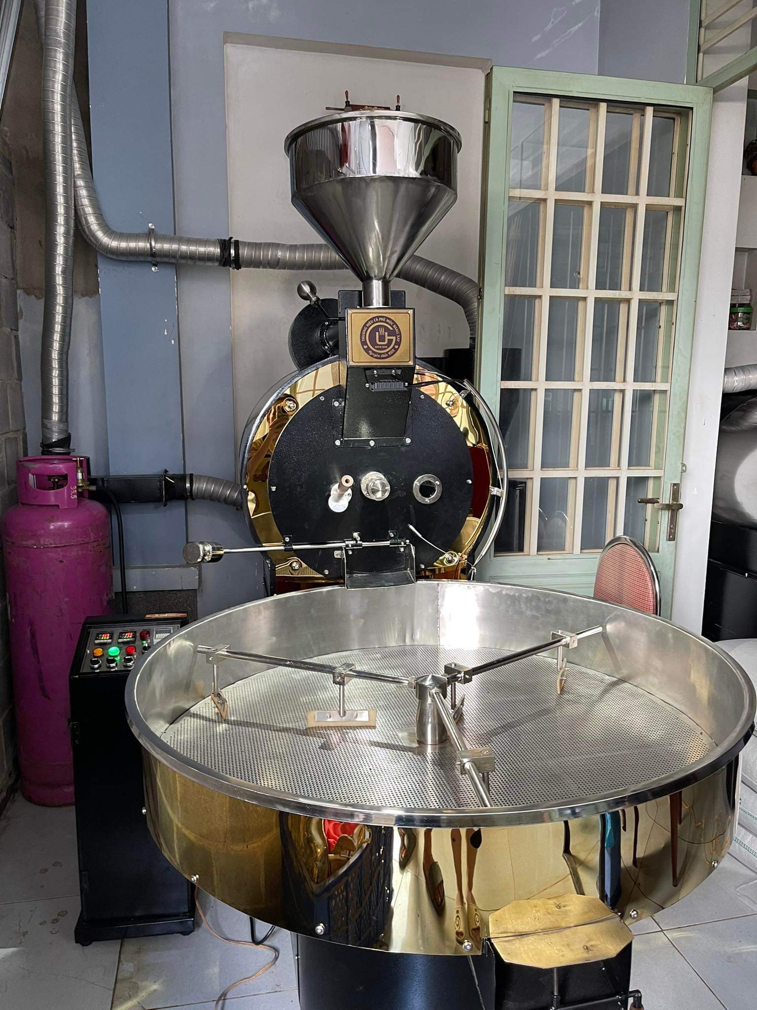 Máy rang GAS JS40G