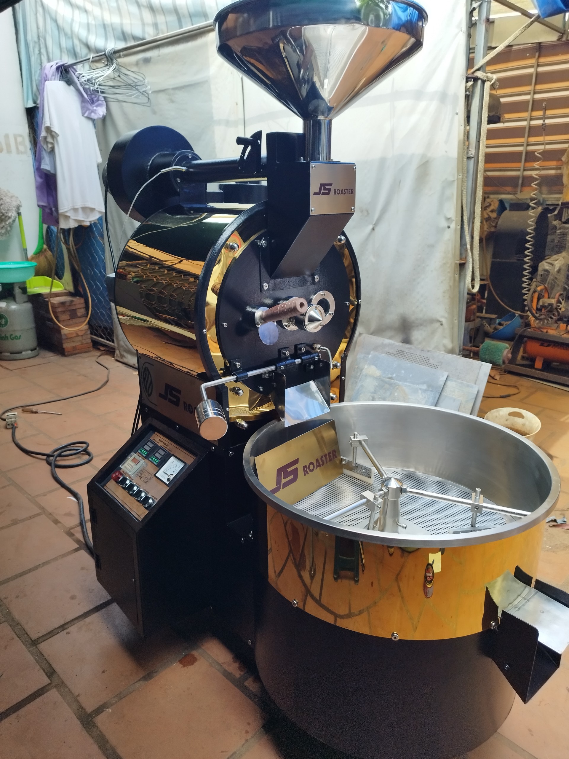 Máy rang điện JS5E
