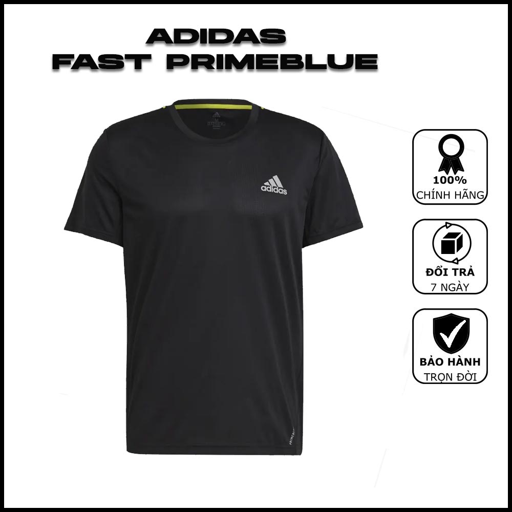 Áo Thể Thao Nam Chạy Bộ Adidas Fast Primeblue Thun Cộc Tay T Shirt Gn5707