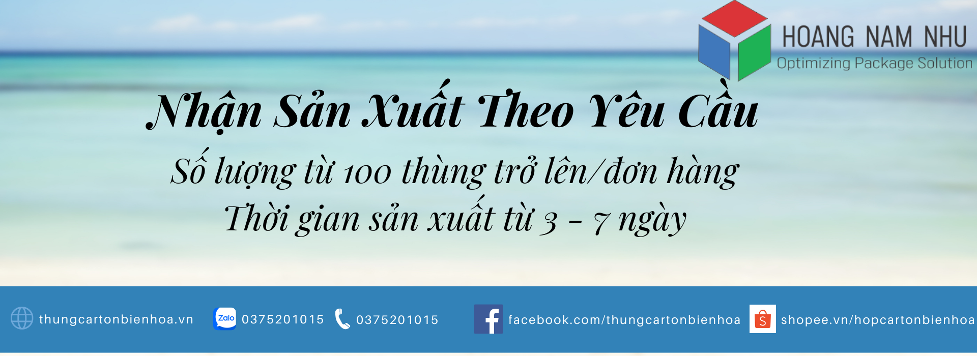 Sản xuất thùng carton tại Bình Phước