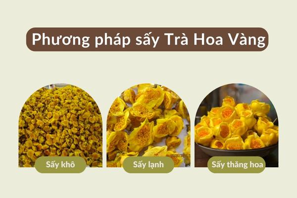 Các cách chế biến trà hoa vàng phổ biến hiện nay