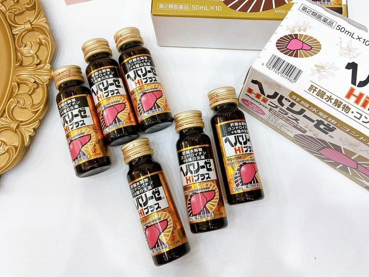 Bổ gan Nước Uống Bổ Gan Hepalyse Hi Plus Nhật (10 Chai 50ml )