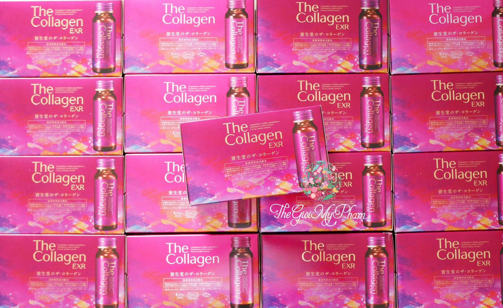 Nước uống Shiseido The Collagen EXR dạng nước (50ml x 10 Lọ) - Hình ảnh 3