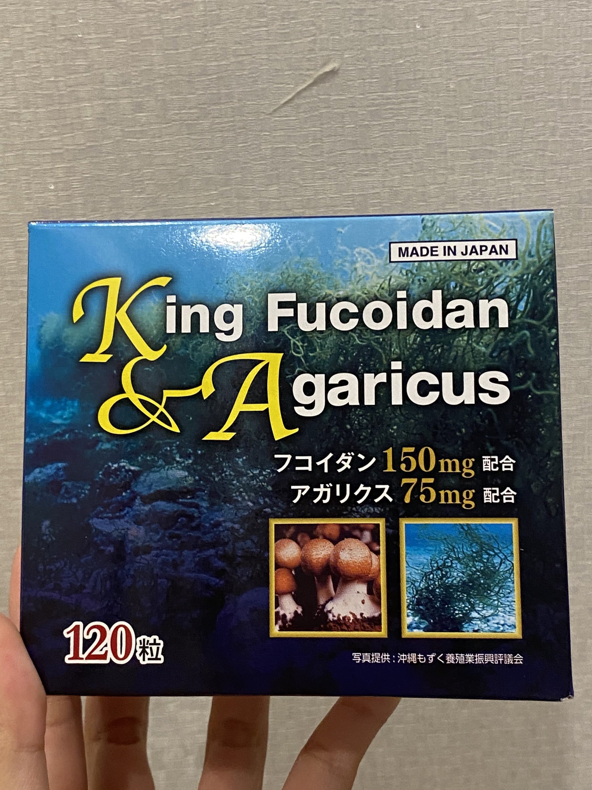 KING FUCOIDAN & AGARICUS 120 viên KING FUCOIDAN & AGARICUS 120 viên