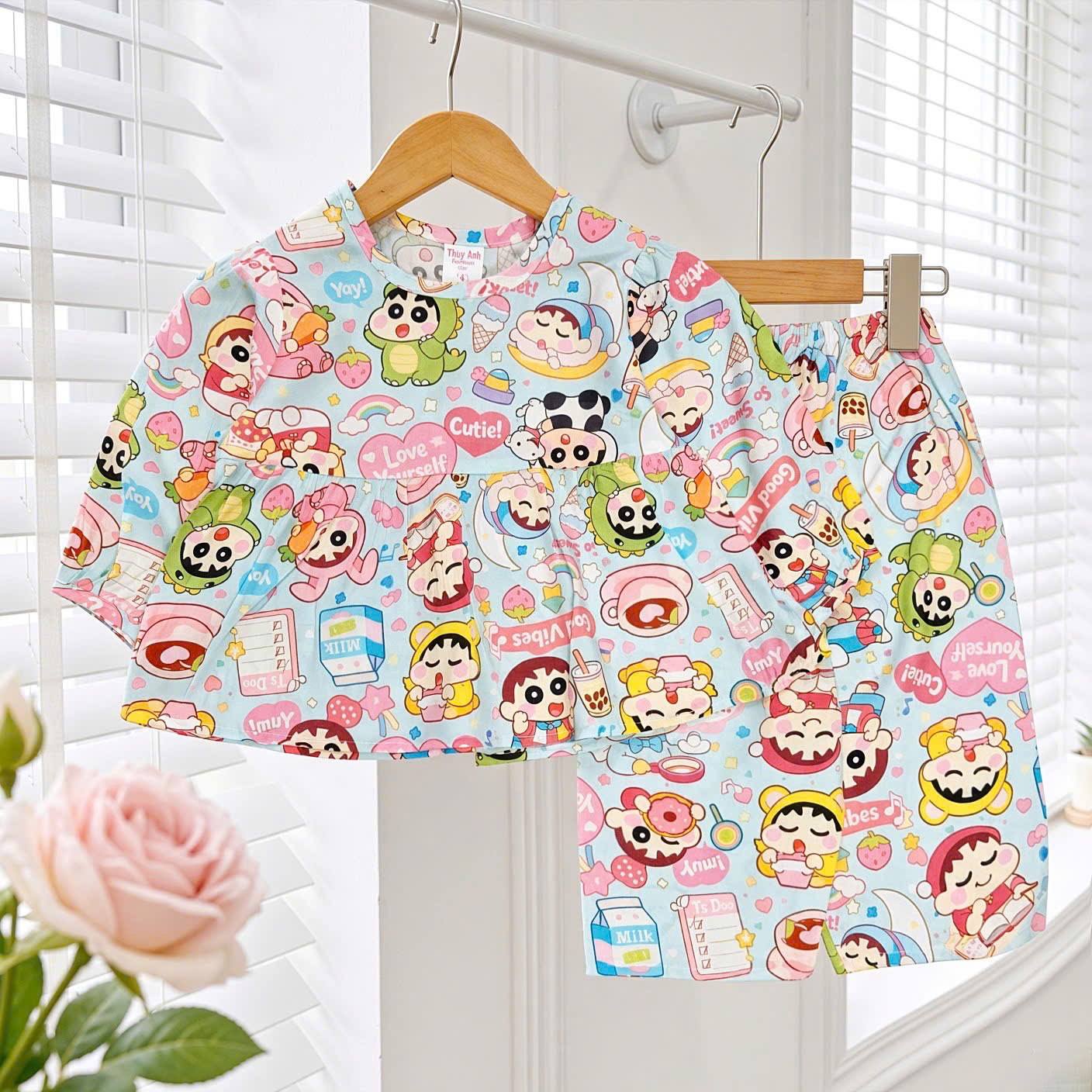 bé gái - babydoll tay dài nhỏ