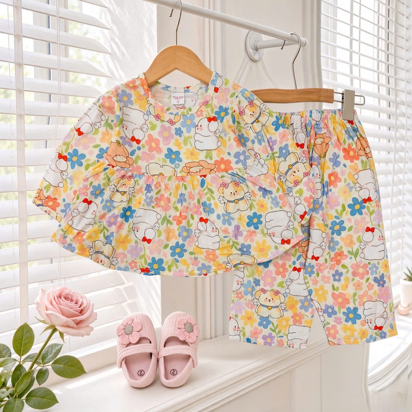 bé gái - babydoll tay dài nhỏ