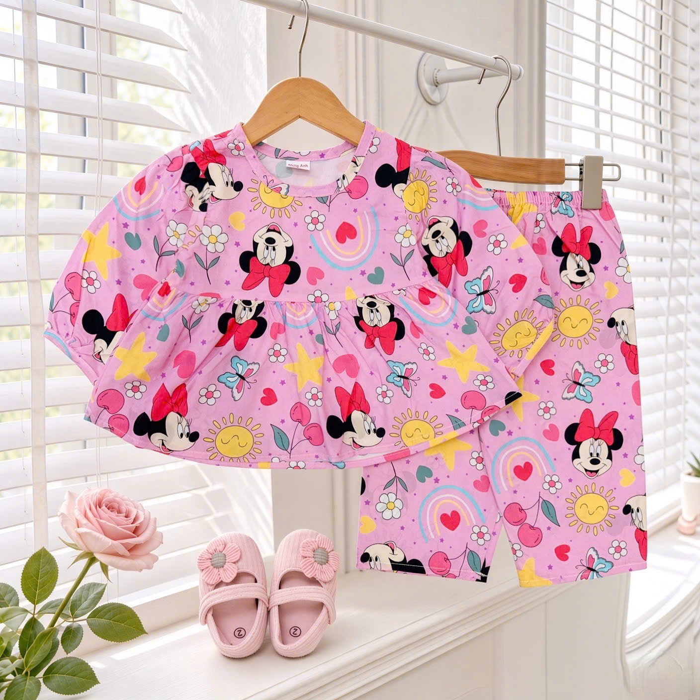 bé gái - babydoll tay dài nhỏ