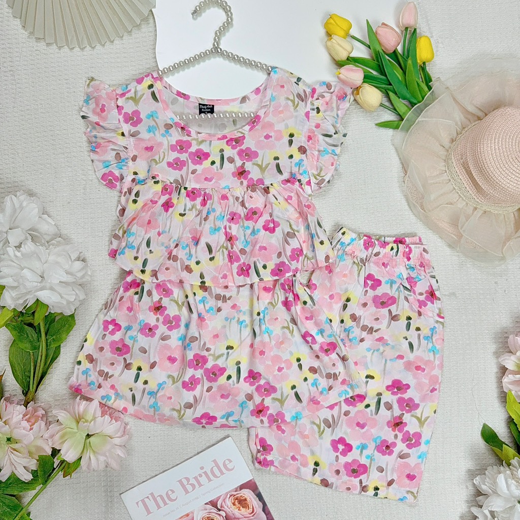 NL cánh tiên quần đùi bèo ngực