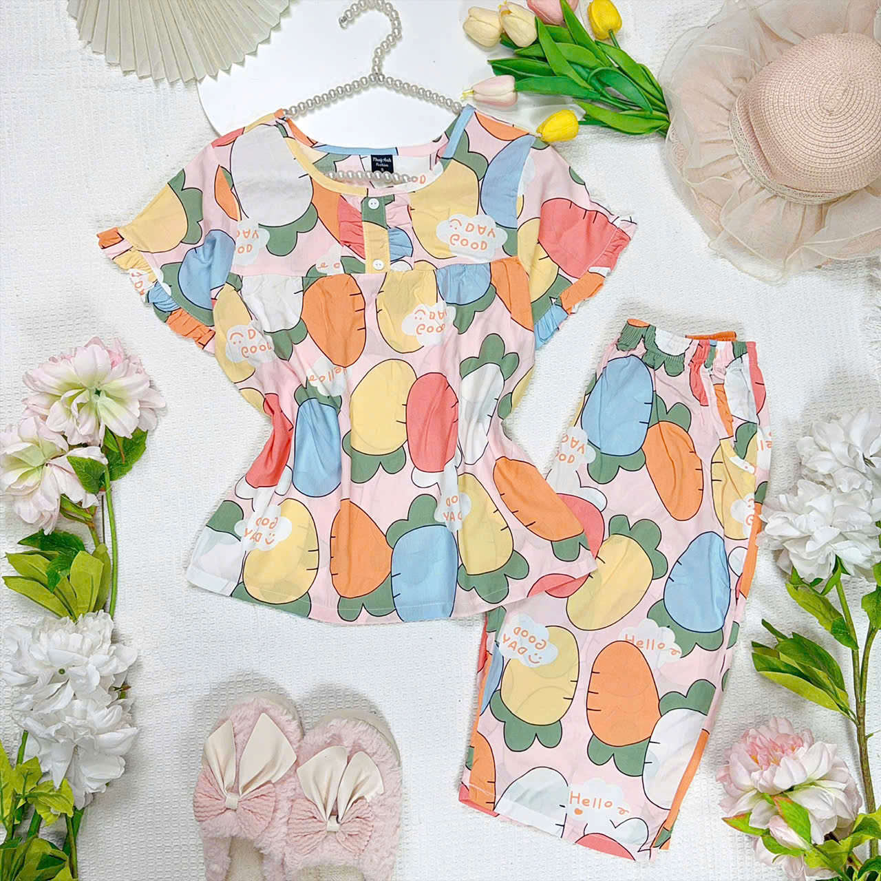 NL tay ngắn quần lửng