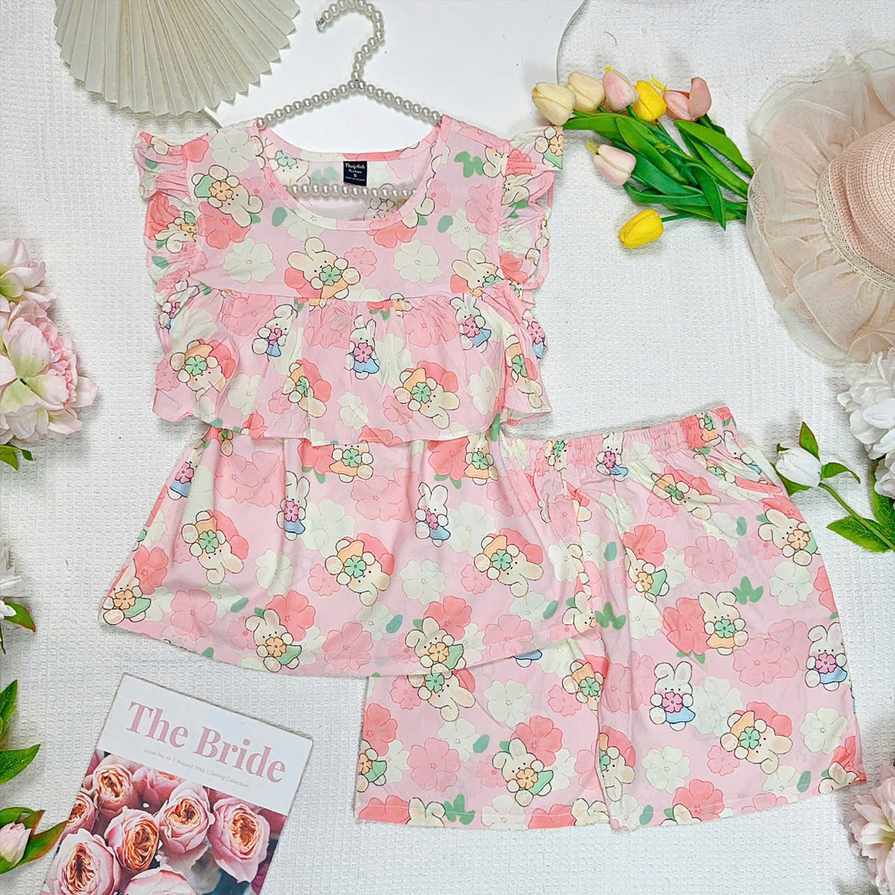 NL cánh tiên quần đùi bèo ngực