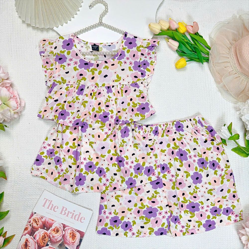 NL cánh tiên quần đùi bèo ngực