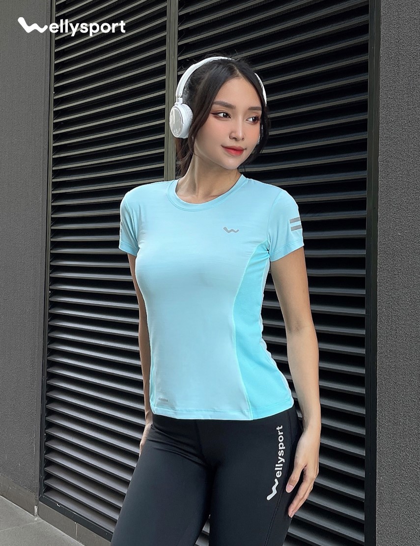 Áo Thun Thể Thao Nữ Lỗ Thoáng Khí, Welly Sport , Mã ANLTK001