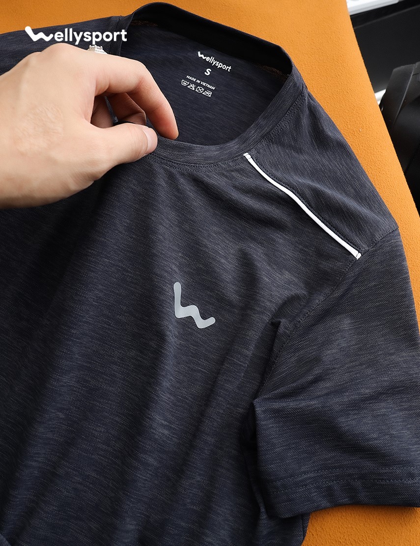Áo Thun Thể Thao Nam Lỗ Thoáng Khí, Welly Sport, Mã ANLTK03