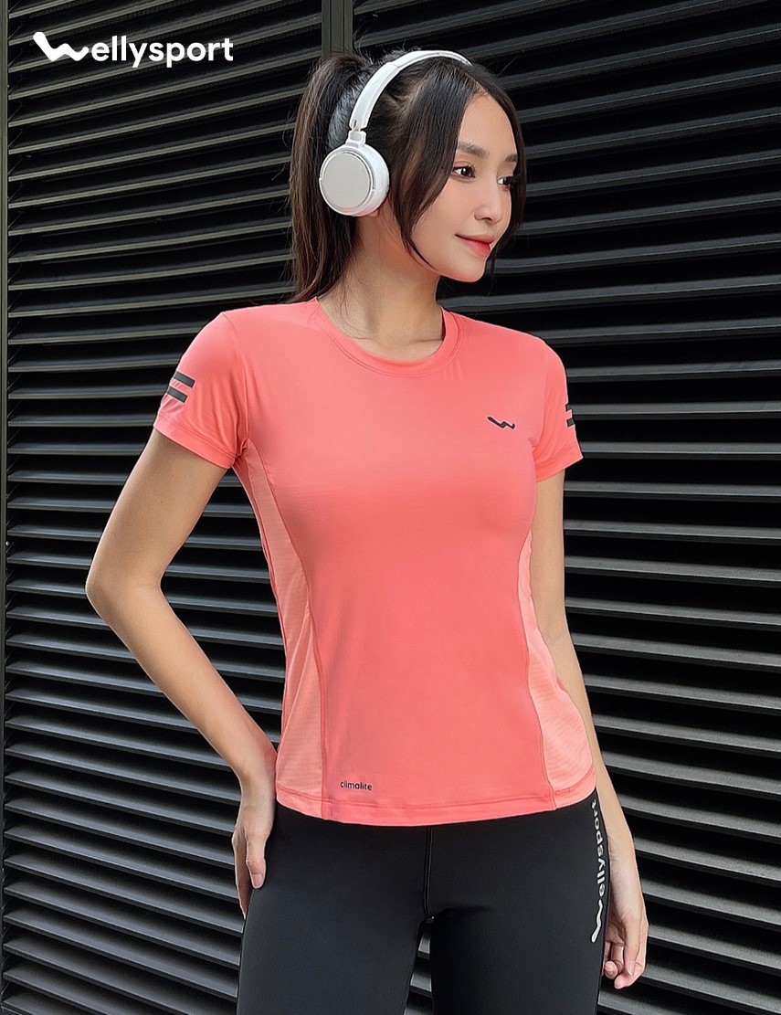 Áo Thun Thể Thao Nữ Lỗ Thoáng Khí, Welly Sport , Mã ANLTK001