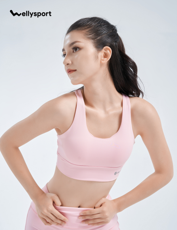 Bộ Đồ Tập Yoga, Gym Nữ 4 dây - Màu Hồng Peony, Mã 4DHNM