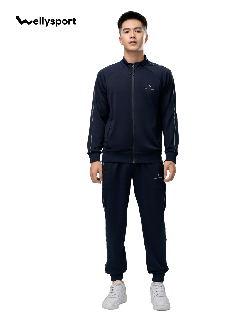 Bộ Đồ Thể Thao Nam, Welly Sport - Màu Xanh Đen, Mã BDN02