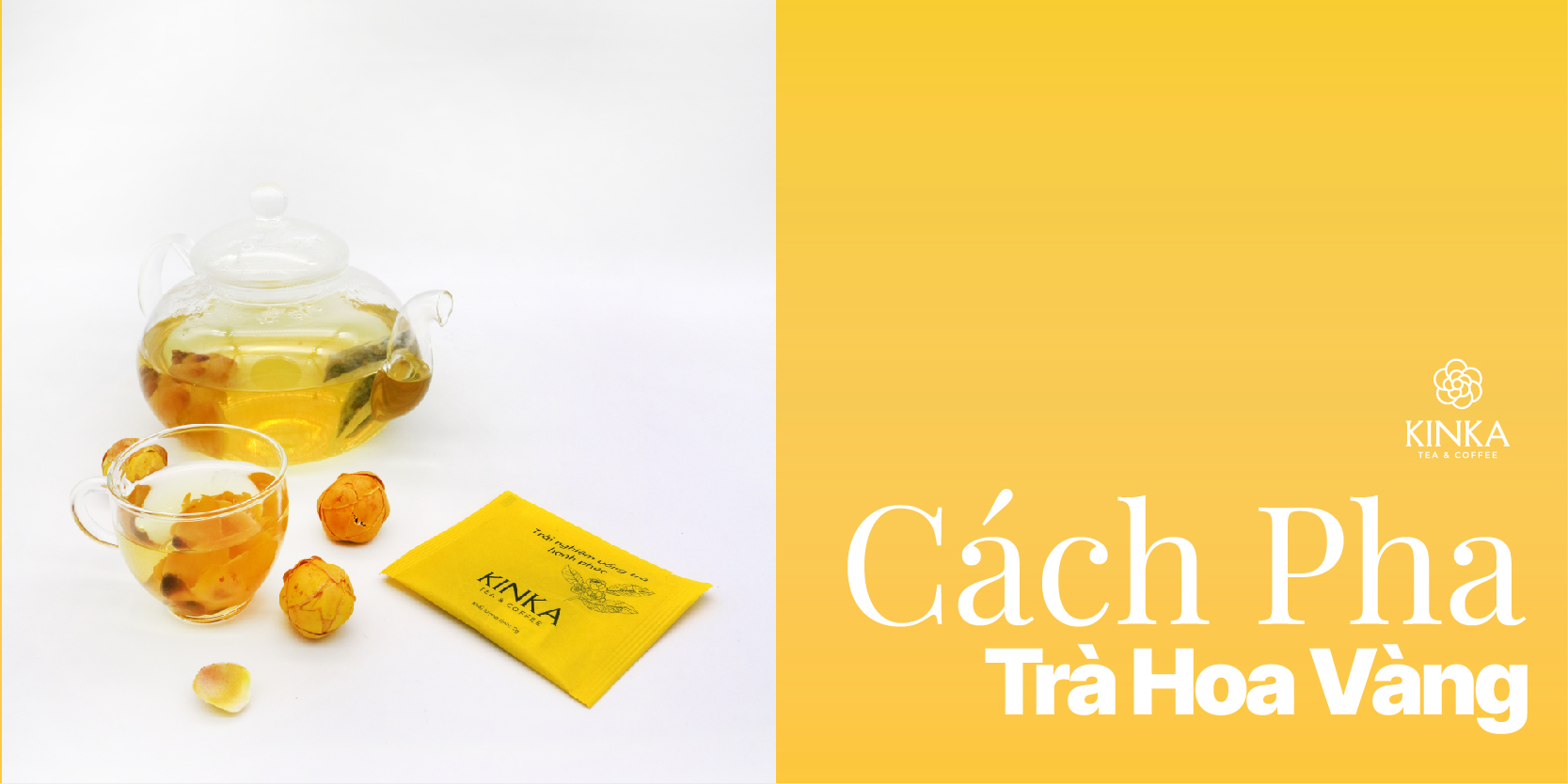Cách pha trà hoa vàng đúng chuẩn