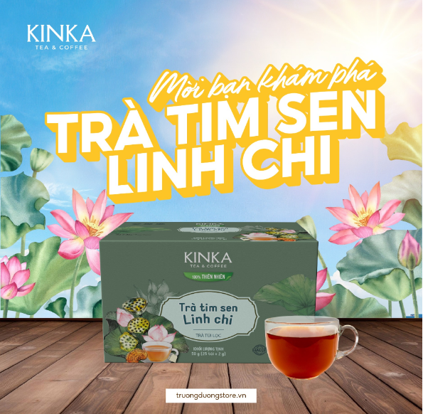🌿 KHÁM PHÁ TRÀ TIM SEN LINH CHI KINKA – BÍ QUYẾT NGỦ NGON & SỐNG KHỎE TỪ TỰ NHIÊN 🌿